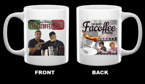 2 italian flag facoffee show white ceramic mugs